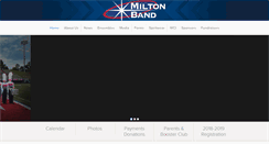Desktop Screenshot of miltonband.org